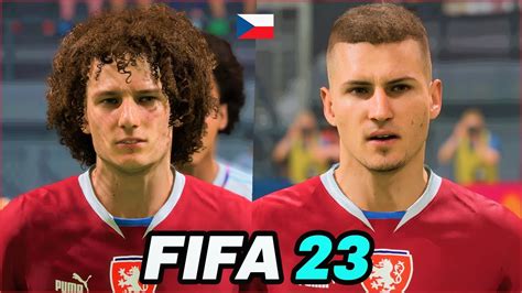 FIFA 23 ALL CZECH REPUBLIC PLAYERS REAL FACES YouTube