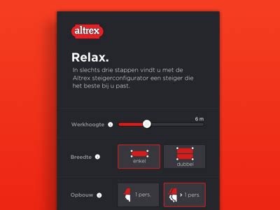 Altrex Steigerconfigurator Triggerfish By Rob Scholten On Dribbble
