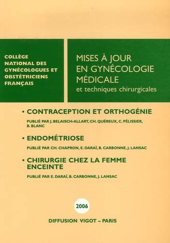 Mises à jour en Gynécologie médicale et de Joëlle Belaïsch Allart