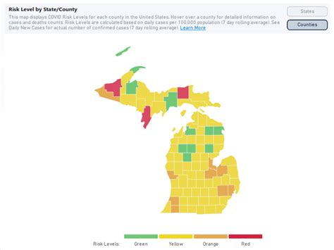 Dashboard rates counties by COVID risk – NowKalamazoo