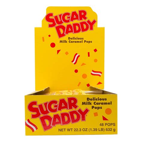 Caramelos Sugar Daddies Milk Caramel Pops 48 Unidades De 48 1 G Pops Comida