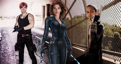 Marvel: Genderbent Black Widow Cosplays