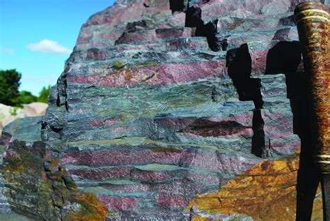 Glacial Boulder Project Banded Iron Formation | Cranbrook Institute of ...