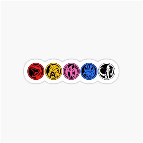 Five Power Coins Sticker For Sale By Ravensclaw3 Redbubble