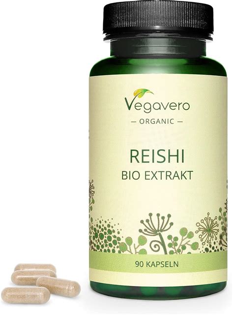 Reishi BIO Vegavero 8400 mg par gélule 600 mg d Extrait 14 1