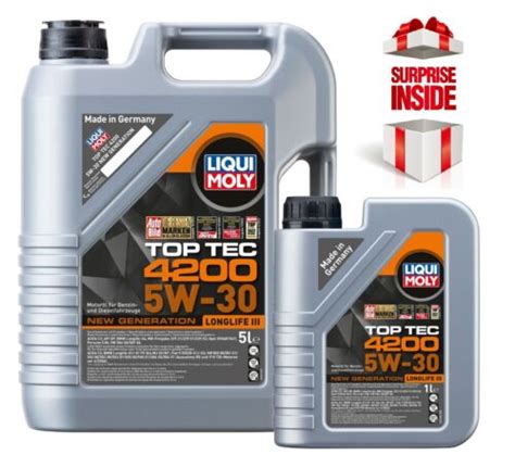 Liqui Moly Top Tec W New Generation Bmw Ll Engine Oil Liters