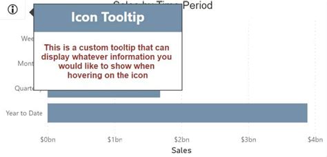 Custom Tooltip for Icon | Design | FreshBI