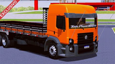 Skin Vw Bob Laranja Na Carroceria Exclusivo Skins Games Truck