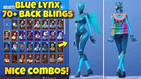 New Blue Lynx Skin Showcased With 70 Back Blings Fortnite Battle