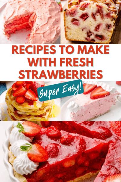 The Best Fresh Strawberry Recipes All Things Mamma