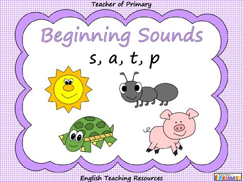 Beginning Sounds S A T P Powerpoint English Reception Worksheets Library