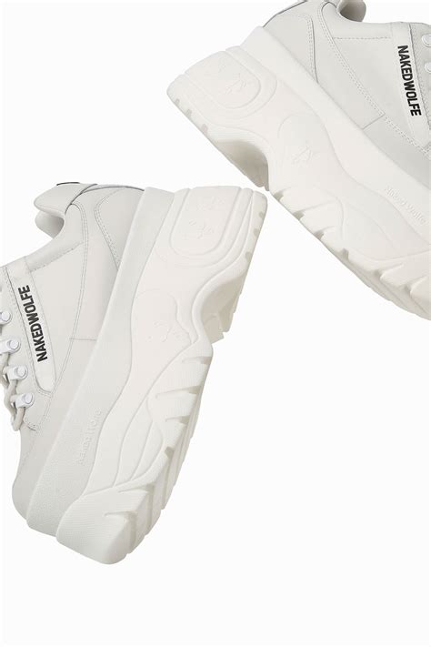 NAKED WOLFE Pantofi Sport Flatform De Piele Sprinter Alb EMAG Ro