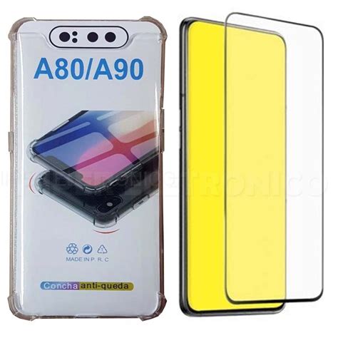 Capa Anti Impacto Samsung Galaxy A80 A90 Pel De Gel 5d Submarino