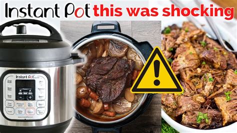 Do Not Use The Instant Pot As A Slow Cooker Instant Pot Vs Crock Pot Roast Youtube