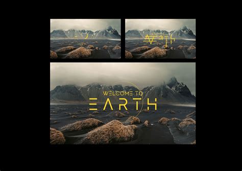 Welcome To Earth - Territory Studio