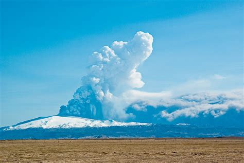 Eyjafjallajökull der isländische Vulkan dessen Asche ganz Europa