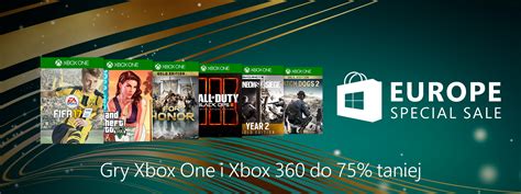 Specjalna wyprzedaż europejska w Xbox Live Gry Xbox One i Xbox 360