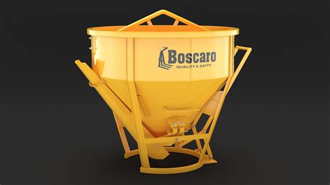 Construction Concrete Bucket 3D Model TurboSquid 2226137