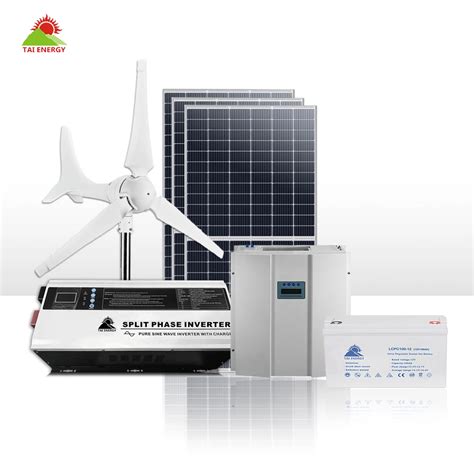 5kw Wind Solar Hybrid Power Home Solar Electricity Generation System