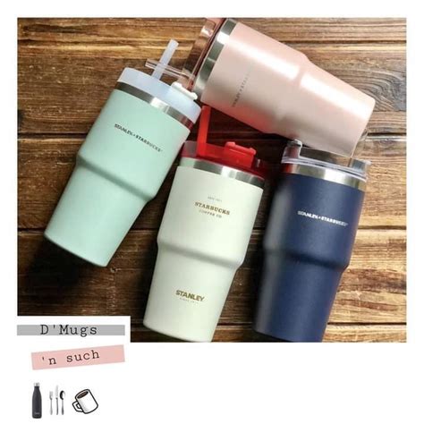 Starbucks Stanley Collaboration Tumbler 591 Ml Hot And Cold With Acrylic Straw Lazada PH