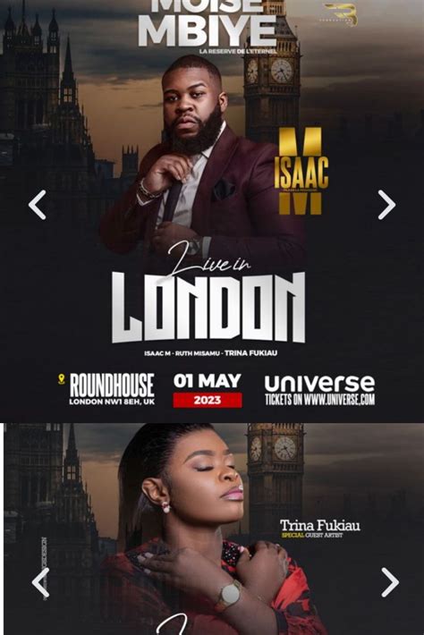 Concert de Moïse Mbiye à Londres les billets sont presque épuisés