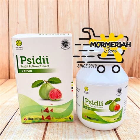 PSIDII Folium Extract BOTOL Isi 50 Kapsul Ekstrak Daun Jambu Biji