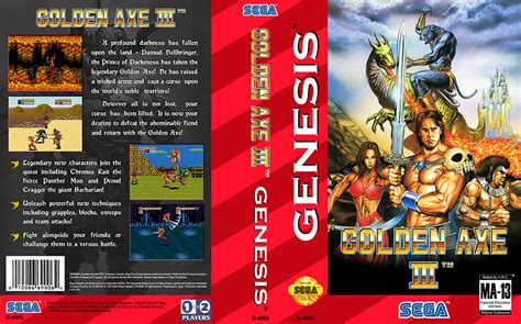 Golden Axe III :: Box Art | Sega/Shin Force > Elite Series > Golden Axe (Series)