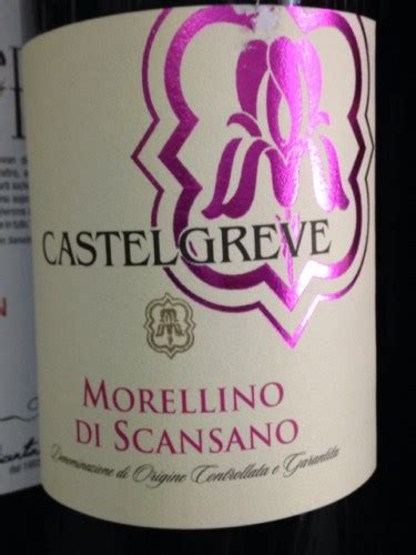 Castelli Del Grevepesa Castelgreve Morellino Di Scansano Vivino US