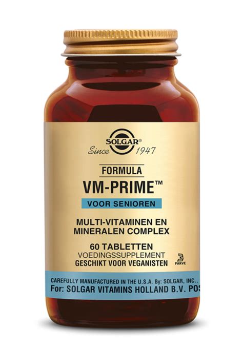 Vm Prime Multivitamine Voor Senioren Solgar Vitamins