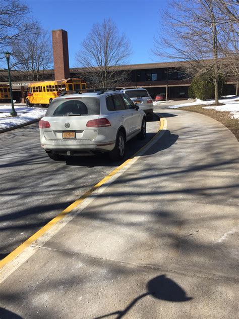 Buses can’t pass when you have parked your arse in the bus circle. Don