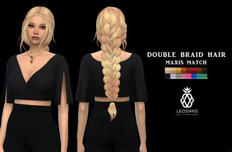 Sims Cc Outfits Sims Hair Braid Horlets