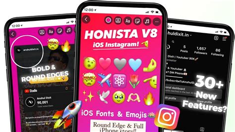 HONISTA V8 New Features IOS Instagram For Android Honista IPhone