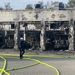 Brand Von Feuerwehr Halle In Stadtallendorf Ber Millionen Euro