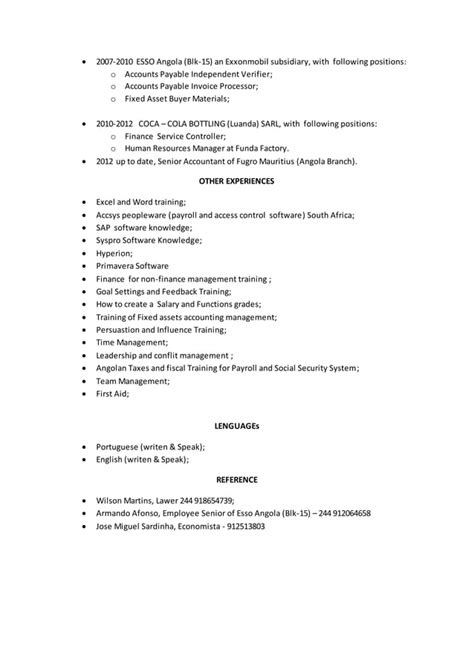 Curriculum Vitae English Pdf