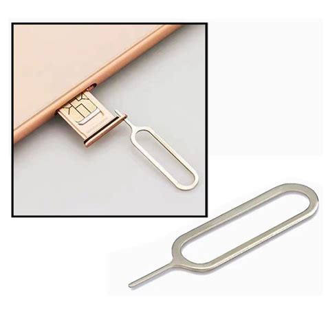 Pcs Metal Sim Card Tray Removal Eject Pin Key Tool Ejector Needle For