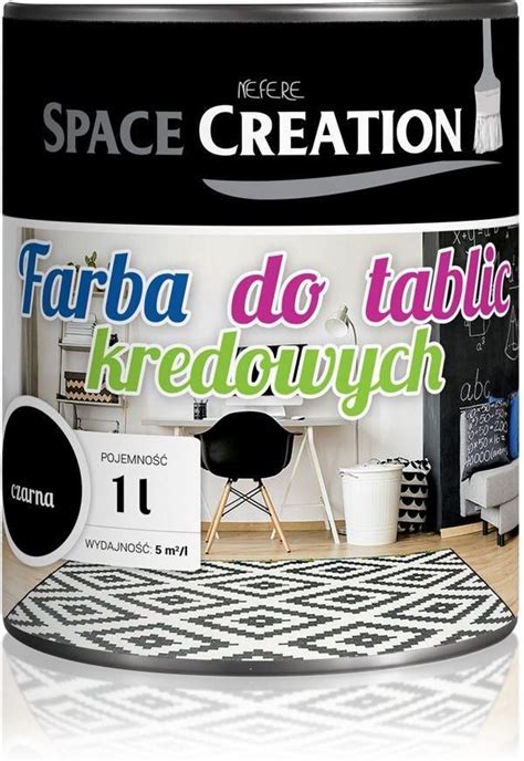 Farba Space Creation Farby Farba Tablicowa Czarna Space Creation 1 Litr