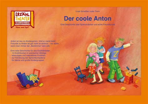 Der Coole Anton Kamishibai Bildkarten Buch Hase Und Igel Verlag