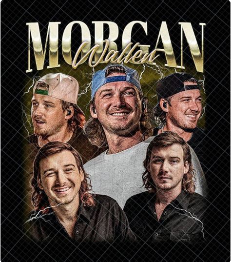 Morgan Wallen T Shirt Designs 90s Vintage Morgan Wallen Digital PNG