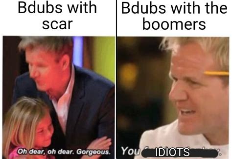 Gordon Ramsay With Kids Vs Gordon Ramsay With Adults Bduba With Scar