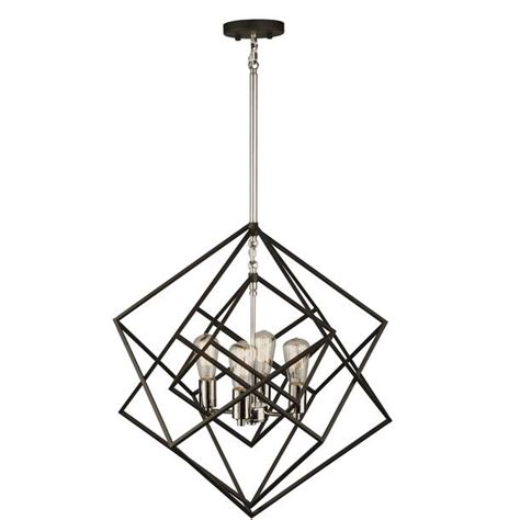 Ivy Bronx Holzman 6 Light Dimmable Geometric Chandelier Reviews