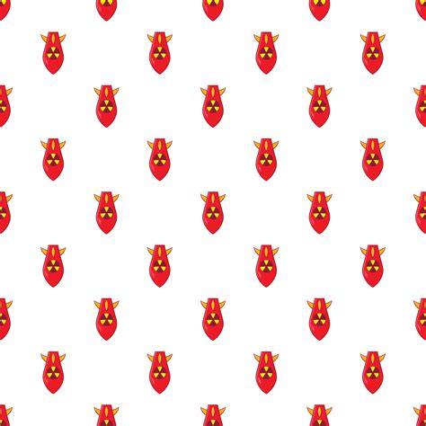 Nuclear warhead pattern, cartoon style 14933465 Vector Art at Vecteezy