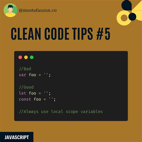 Javascript Clean Code Tips 5 Mustafa Ateş Uzun Blog