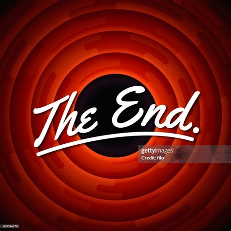 The End High Res Vector Graphic Getty Images