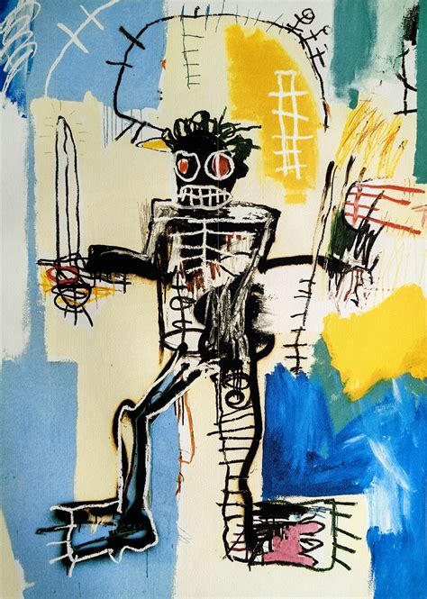 Jean Michel Basquiat 1960 1988 Wojownik Aukcja Internetowa Licytacja Online Cena Onebid