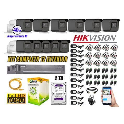 Ripley Hikvision C Maras De Seguridad Kit Exterior Varifocal