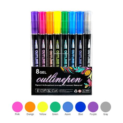 ZAROYEAX Eight Colors Or Twelve Colors Marker Pen for Highlight New ...