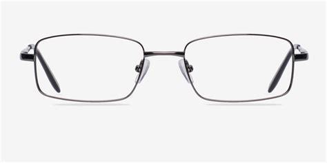 Oakland Rectangle Gunmetal Full Rim Eyeglasses Eyebuydirect Canada