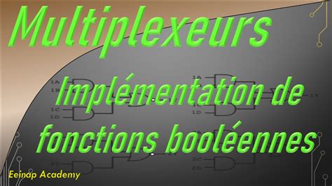 Implémentation de fonctions booléennes avec des multiplexeurs