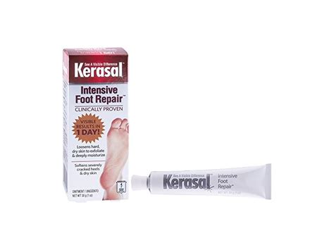 Kerasal Intensive Foot Repair, Exfoliating Foot Moisturizer 1 oz ...