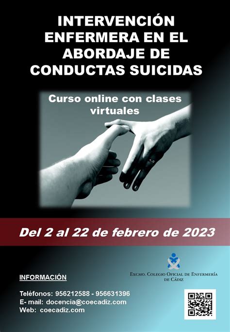 Curso de Intervención enfermera en el abordaje de conductas suicidas